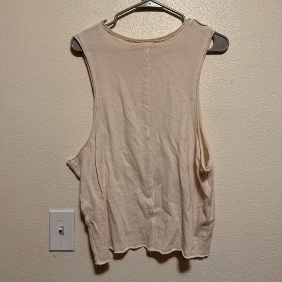 Urban Outfitters Cream Muscle Tee - Picture 3 of 3
